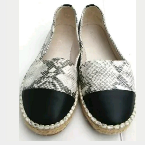 Aldo Snake Print Leather Flats - Picture 3 of 6